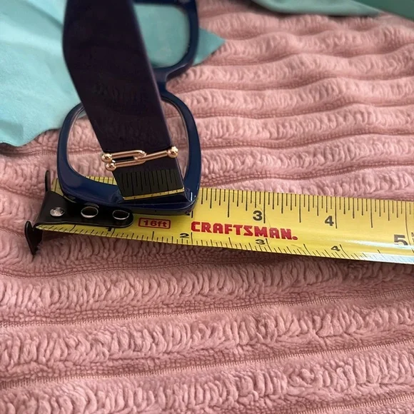 Tiffany. Co TF2235 Square Eyeglasses 8385-Spectrum
Blue with gold tone in EUC. - Picture 17 of 17